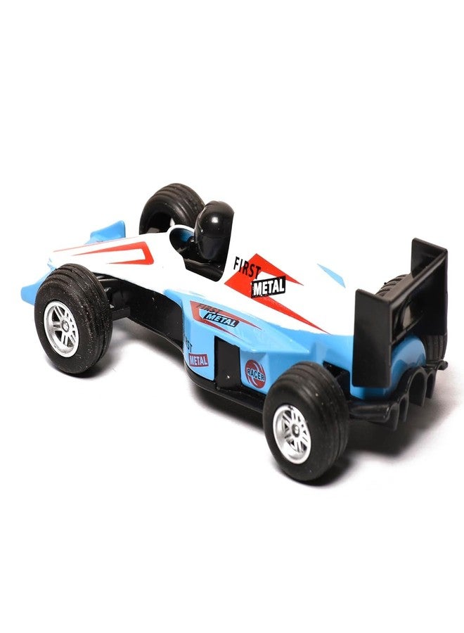 بلس بوينت سيارات سباق فورمولا 1 صغيرة من المعدن المصبوب من PLUSPOINT للأطفال، نموذج سيارة سباق فورمولا 1 عالية السرعة، سيارات سحب للخلف، ألعاب سيارات قابلة للتجميع للأولاد من عمر 3 سنوات فما فوق - Image 2